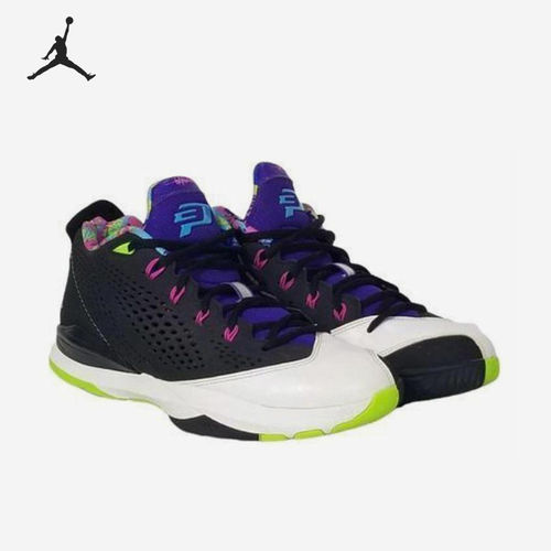 Nike耐克Jordan正品CP 3 7男款圆头系带低帮运动篮球鞋616805-015