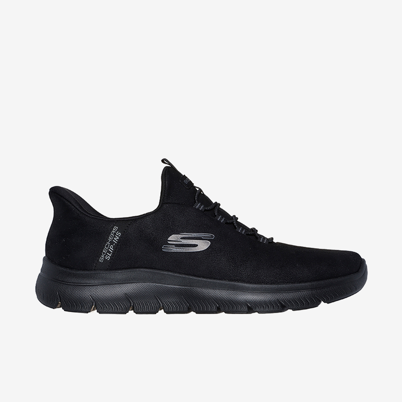 Skechers/斯凯奇正品2024新款男士轻便舒适透气一脚蹬休闲鞋