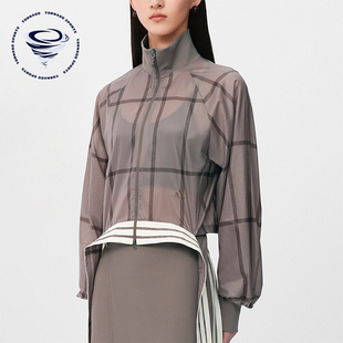 Adidas/阿迪达斯正品2026女士短款时尚经典立领运动外套KX4645
