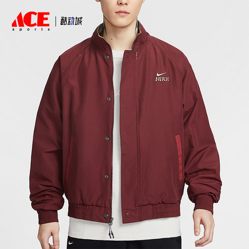Nike/耐克正品2025冬季款男士日常立领刺绣休闲外套IQ3705-613