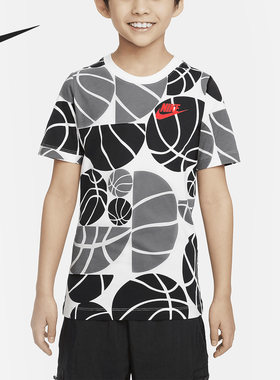 Nike/耐克正品当季新款易穿脱大童运动短袖T恤FD0838-100