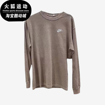 Nike/耐克正品春季款男士运动圆领透气宽松休闲长袖DX1002-040