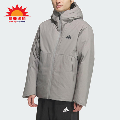 Adidas/阿迪达斯正品TECH DOWN JKT男士运动保暖连帽羽绒服KQ5503