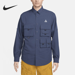 FIT男士 Dri 翻领单排扣长袖 衬衫 437 Nike T恤DN3936 耐克正品