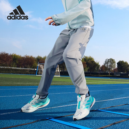 Adidas/阿迪达斯正品夏季儿童凉感针织运动休闲长裤KS5990
