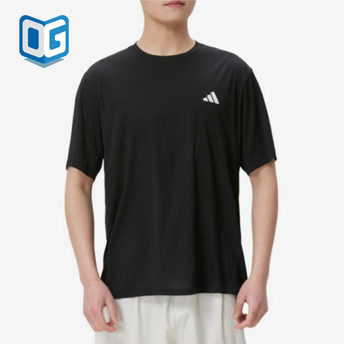 Adidas/阿迪达斯正品圆领套头短袖跑步T恤新款短袖T恤KU8712