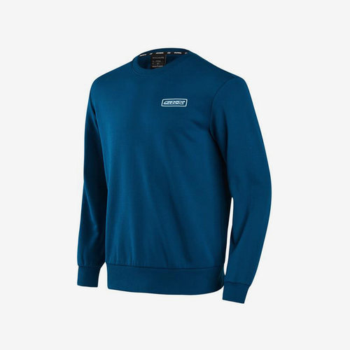 Skechers/斯凯奇正品冬季新款男子运动休闲加绒保暖套头卫衣