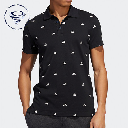Adidas/阿迪达斯正品新款男士运动休闲经典印花短袖POLO衫FT2802