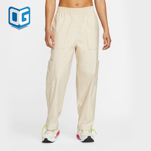 Nike/耐克正品新款女子宽松透气休闲运动梭织长裤DM6570-126