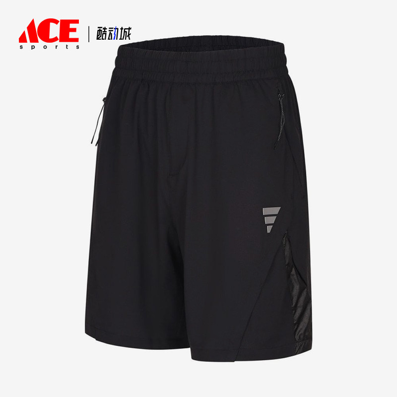 Adidas/阿迪达斯正品FOSMWVSHO简约纯色松紧经典中腰男短裤KE1557
