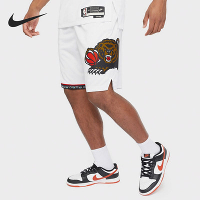 Nike耐克正品NBA Hardwood Classics刺绣透气篮球FQ4694-100