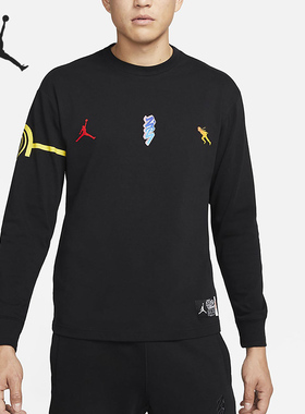 Nike/耐克正品男士火影忍者联名系列印花长袖T恤DO6598-010