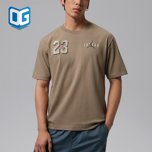 Nike/耐克男士美式复古宽松百搭亲肤透气休闲短袖 T 恤IF3128-040