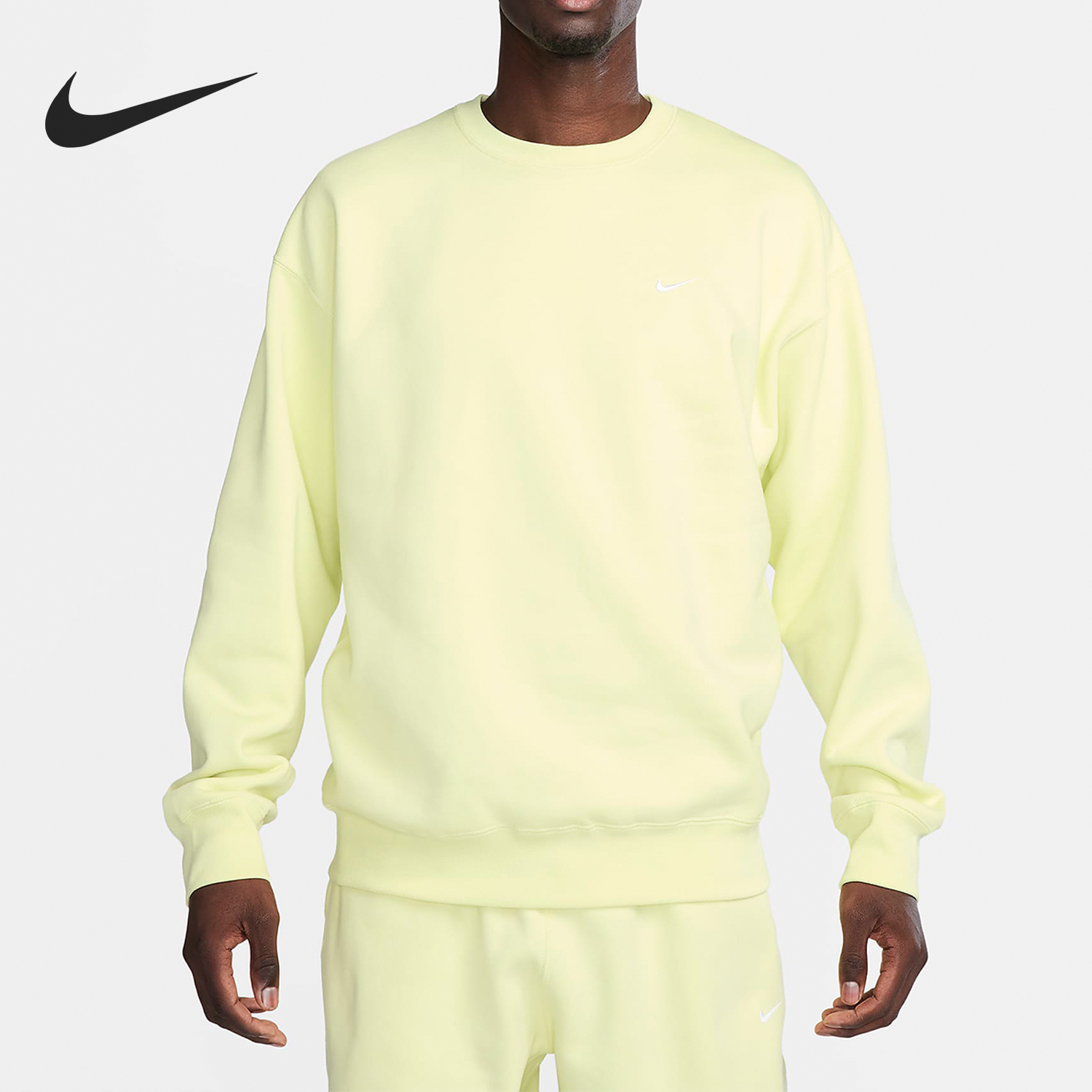 Nike/耐克官方正品新款男士加绒保暖圆领运动休闲卫衣DX1362-331
