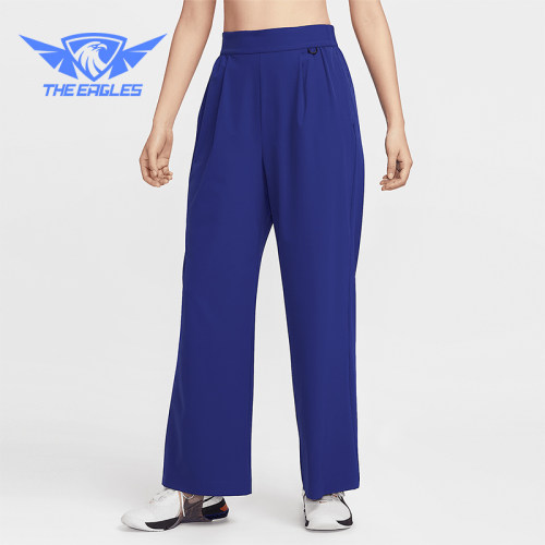 Nike/耐克正品休闲  新款女士柔软阔腿梭织运动长裤HQ0236-455