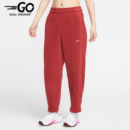 Nike/耐克正品2025冬季款女士日常中腰锥形刺绣长裤HV3708-613
