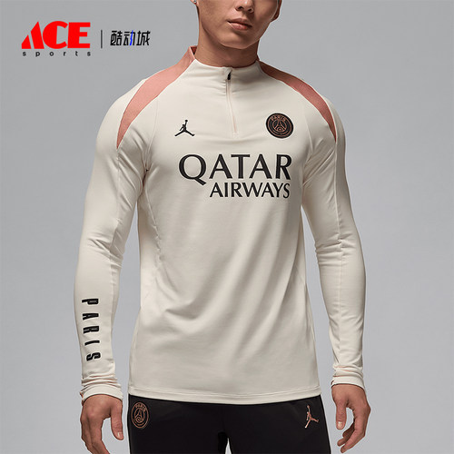 Nike/耐克正品Jordan男士字母修身高领休闲长袖T恤FQ2625-111