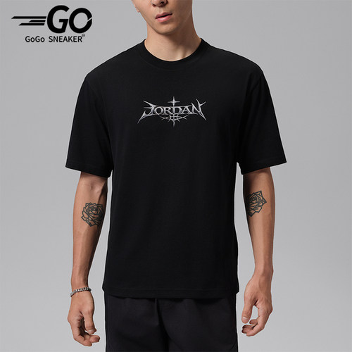 Nike/耐克正品Jordan男士运动舒适印花套头短袖T恤JF9387-010
