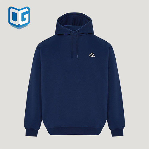 Adidas/阿迪达斯正品新款男女加绒休闲宽松连帽卫衣LH2680