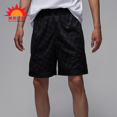 Nike/耐克正品JORDAN男士休闲轻盈透气印花运动短裤HQ8664-010