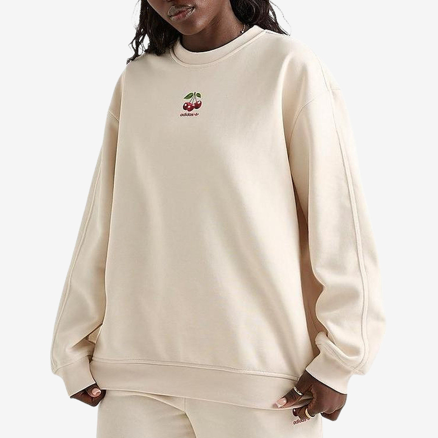 Adidas阿迪达斯正品Cherry系列女子圆领运动卫衣/套头衫KC3004