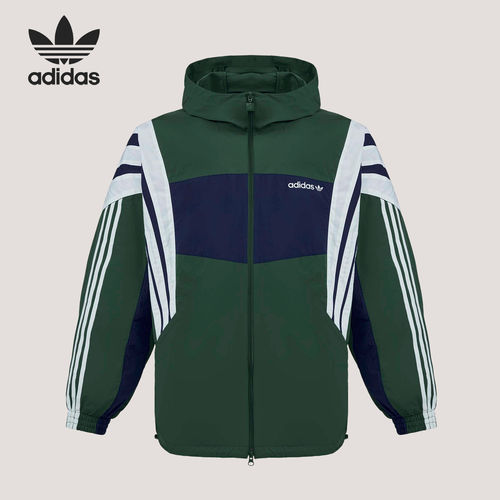 Adidas/阿迪达斯正品三叶草男士时尚运动梭织耐穿外套KW4810