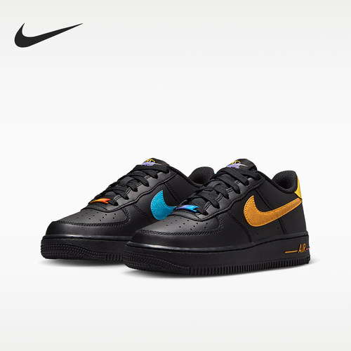 Nike/耐克正品AIR FORCE 1 GS女子大童耐磨板鞋IM7742-001