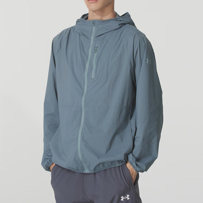 UA/安德玛正品Phantom Windbreaker男子梭织连帽外套1381879-587