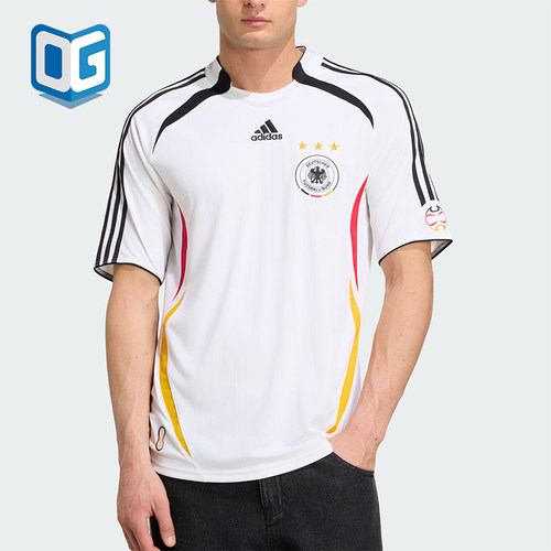 Adidas/阿迪达斯正品德国队206复古主场球衣经典短袖球衣KD3998