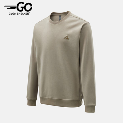 Adidas/阿迪达斯正品2026男士休闲经典舒适圆领卫衣套头衫KR2505