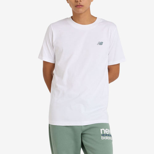 New Balance新百伦正品男士字母印花透气圆领短袖T恤MT51985-WT