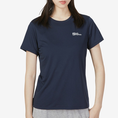 Jack wolfskin/狼爪正品新款女子透气时尚短袖T恤5823101