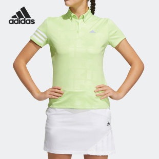 HA0231 Adidas 阿迪达斯正品 高尔夫女子透气运动短袖 POLO衫