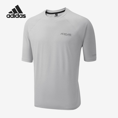 Adidas/阿迪达斯正品夏季男士轻质圆领经典运动套头短袖T恤KQ5303