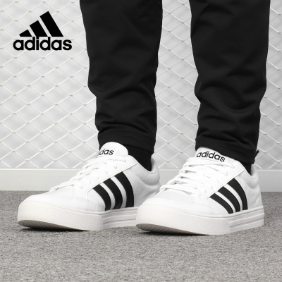 Adidas/阿迪达斯正品官方男女低帮系带运动休闲小白鞋板鞋 AW3889