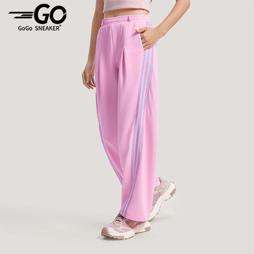 Adidas/阿迪达斯正品2026春季款女士日常印花直筒运动长裤KS0035