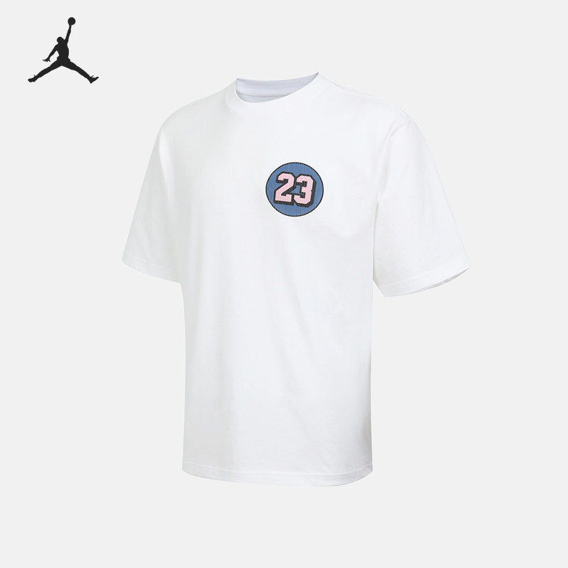 Nike/耐克正品JORDAN23印花短袖T恤新款男短袖T恤IQ7437-100 - 实物图