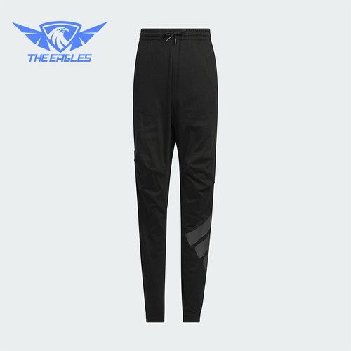 Adidas/阿迪达斯正品2025新款儿童时尚针织经典运动长裤JL7535