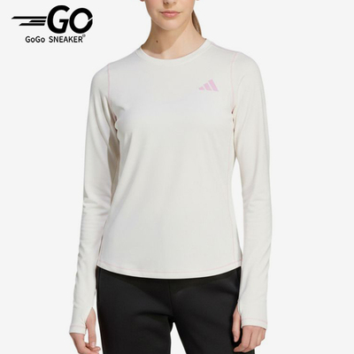 Adidas/阿迪达斯正品圆领长袖儿童吸汗经典简约休闲T恤KS0287
