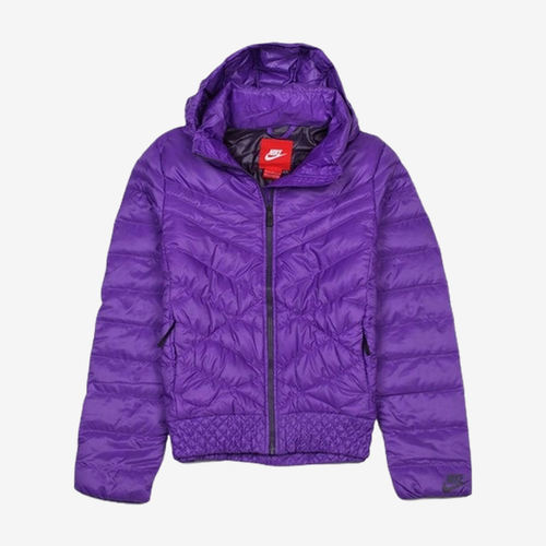 Nike耐克正品女士羽绒修身短款拉链连帽运动休闲帽子541411-560