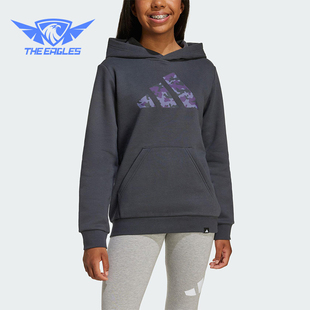 HD大童宽松复古针织卫衣套头衫 Adidas CAMO JV5207 阿迪达斯正品