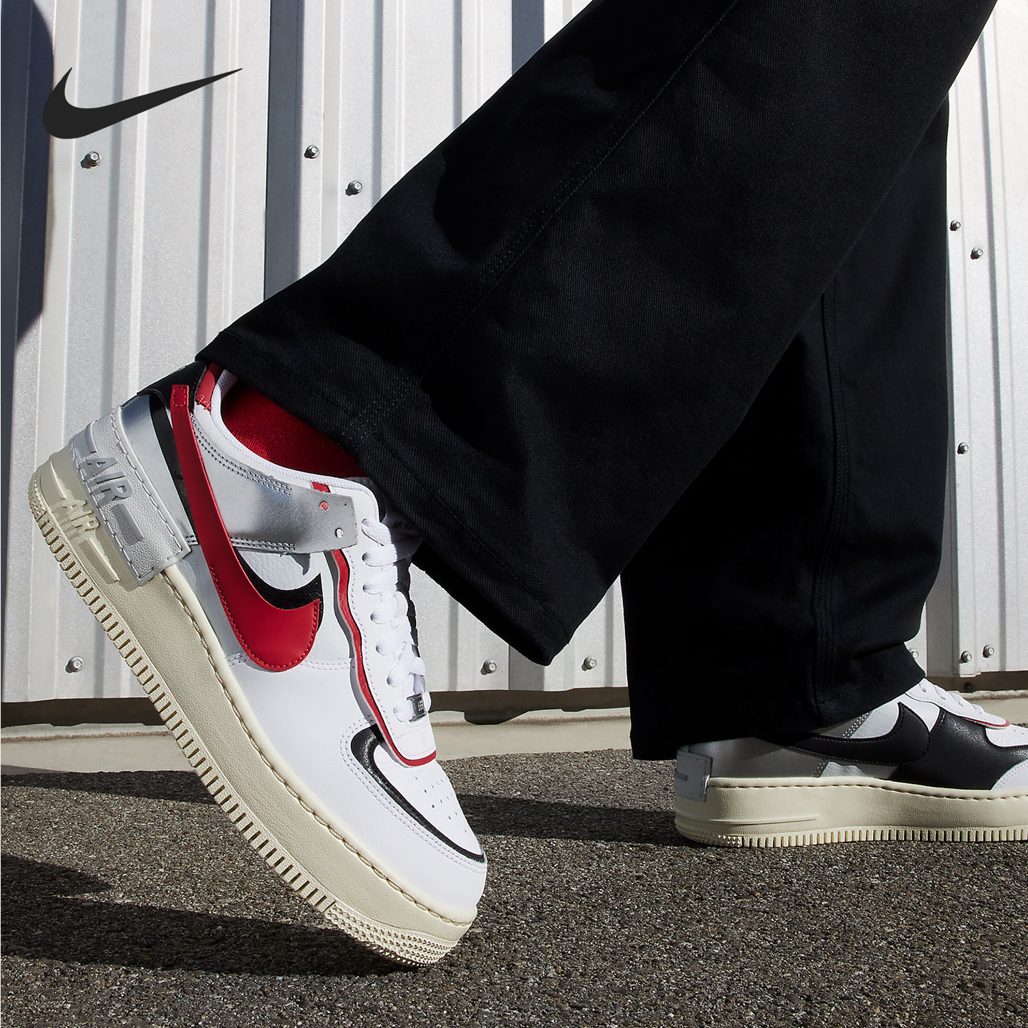 Nike/耐克正品AF1 Shadow 女士空一号耐磨运动鞋FN6335-100,运动鞋new,板鞋,淘宝优惠券,粉丝福利购,淘宝优惠卷