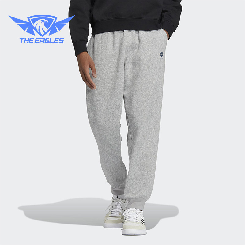 Adidas/阿迪达斯正品neo 男士时尚印花经典图案束脚运动裤HY9647