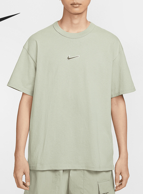 Nike/耐克官方正品Sportswear男士宽松休闲针织短袖FV7727-370