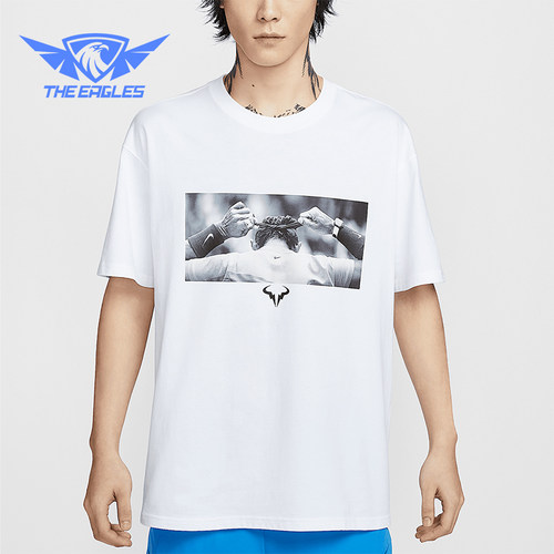 Nike/耐克正品Rafael Nadal 男士宽松透气短袖T恤IM5971-100