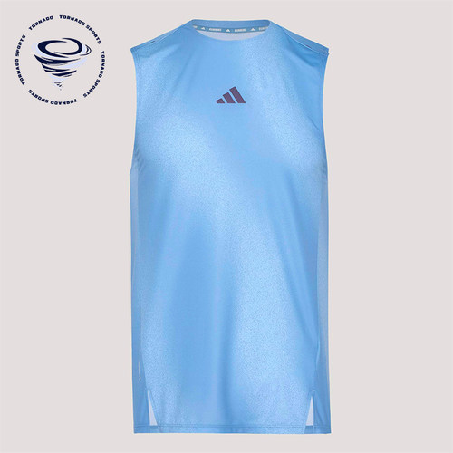 Adidas/阿迪达斯正品夏季男士透气无袖跑步训练运动背心T恤KY5047