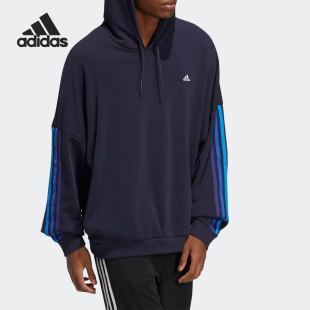男子舒适连帽宽松卫衣HC9965 Adidas 阿迪达斯正品 当季 新款
