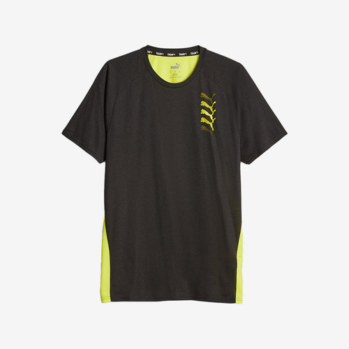 Puma/彪马正品夏季新款男士拼接印花圆领短袖T恤524415-40