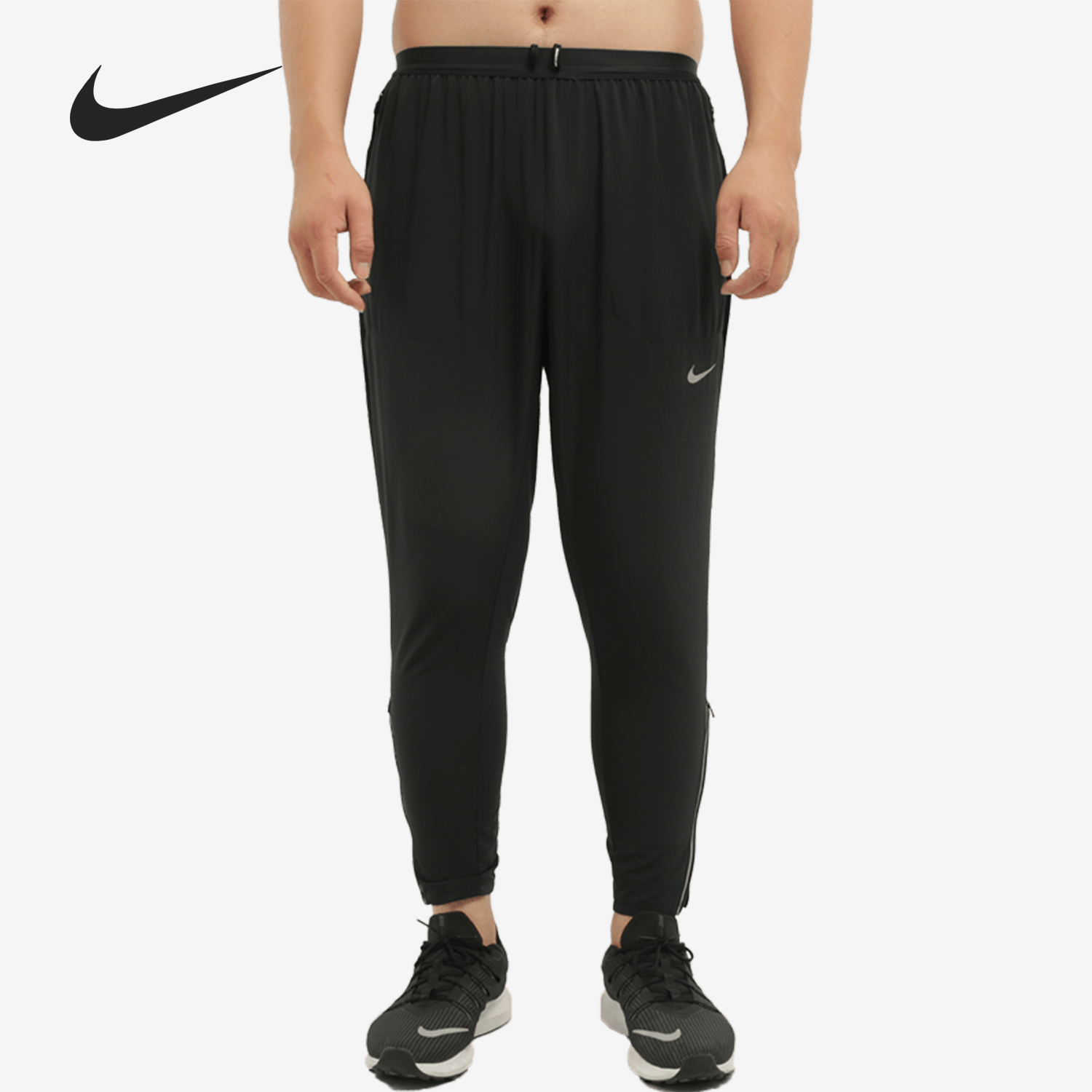 Nike/耐克官方正品男子轻盈透气反光梭织时尚跑步运动长裤 CU5513