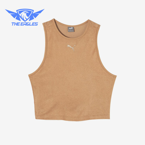 Puma/彪马正品24新款女士无袖瑜伽健身训练经典运动背心684356-63